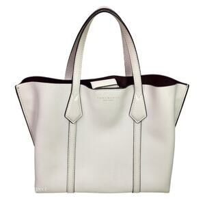 Tory Burch Small Leather Perry Triple Compartment Tote Bag 10x10